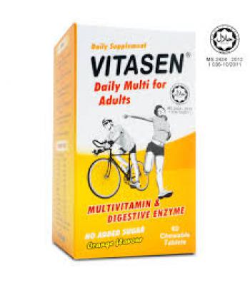 Vitasen Daily Multi For Adults with Digestive Enzymes 