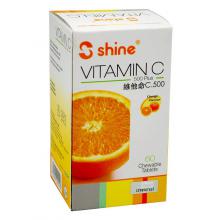 Shine Vitamin C-500 plus chewable tablet 60s (orange tablet)